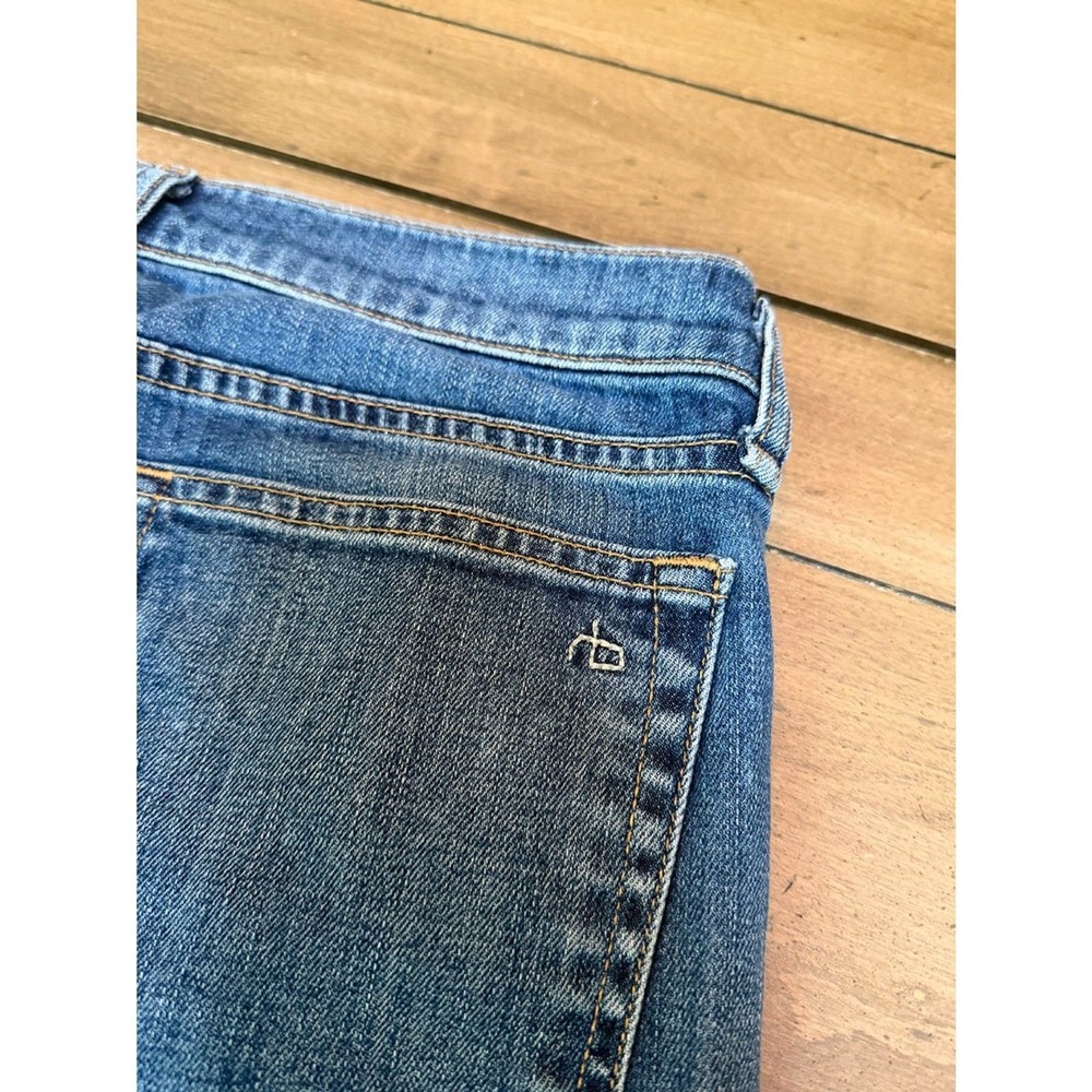 Rag & Bone Dre Capri‎ Deville Distressed Slim Boyfriend Jeans 25 W2592K510DEV - Picture 9 of 10